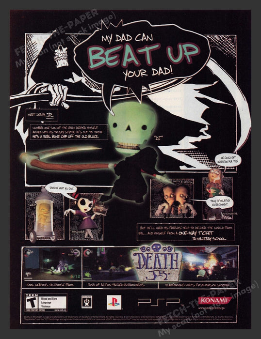 2005 Death Jr. Video Game Print Advertisement