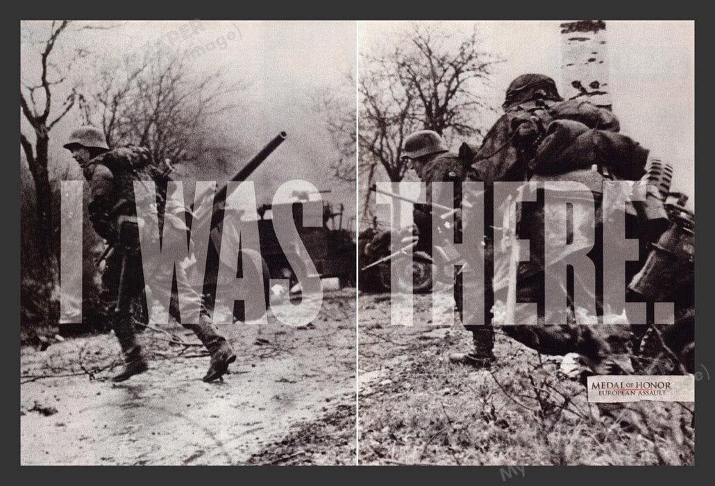 2005 Medal of Honor: European Assault Video Game Print Advertisement (2 Pages)
