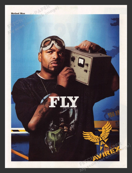 2005 "Methos Man" Fly Avirex Print Advertisement
