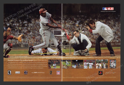 2005 MLB 2006 Video Game Print Advertisement (2 Pages)