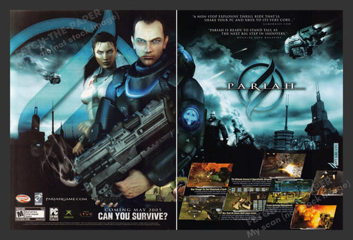2005 Pariah Video Game Print Advertisement (2 pgs)