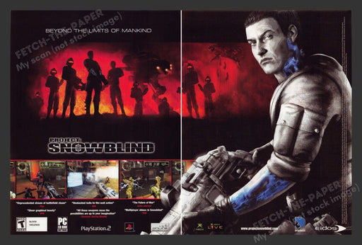 2005 Project: Snowblind "Beyond the..." Video Game Print Advertisement (2 Pages)