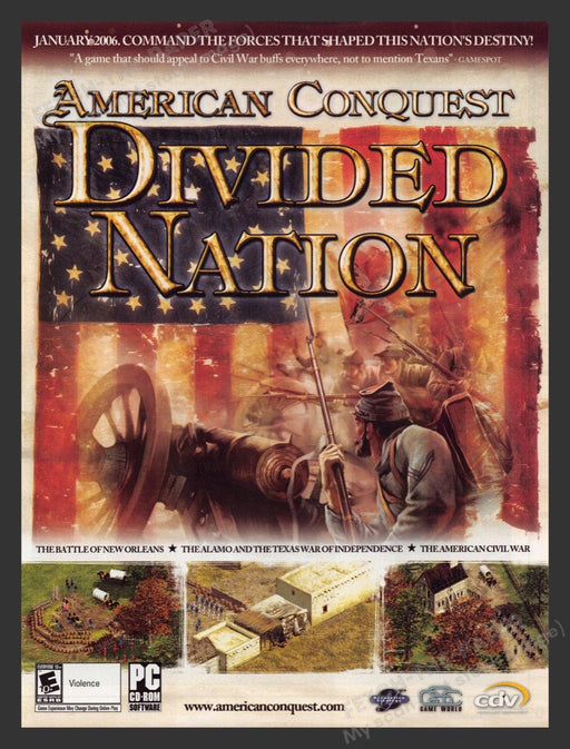 2006 American Conquest: Dividend Nation Video Game Print Advertisement