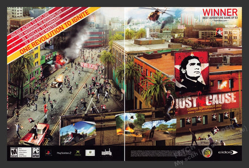 2006 Just Cause Video Game Print Advertisement (2 pgs)