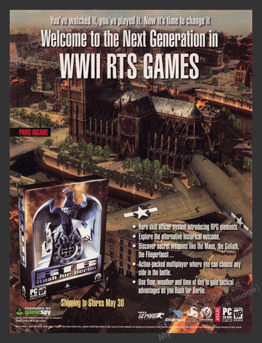 2006 RFB Rush for Berlin Video Game Print Advertisement