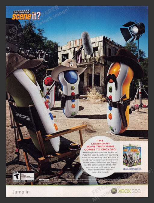 2007 Scene It? Western Video Game Print Advertisement
