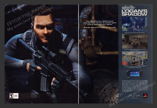 2007 Syphon Filter: Logan's Shadow Video Game Print Advertisement (2 pgs)