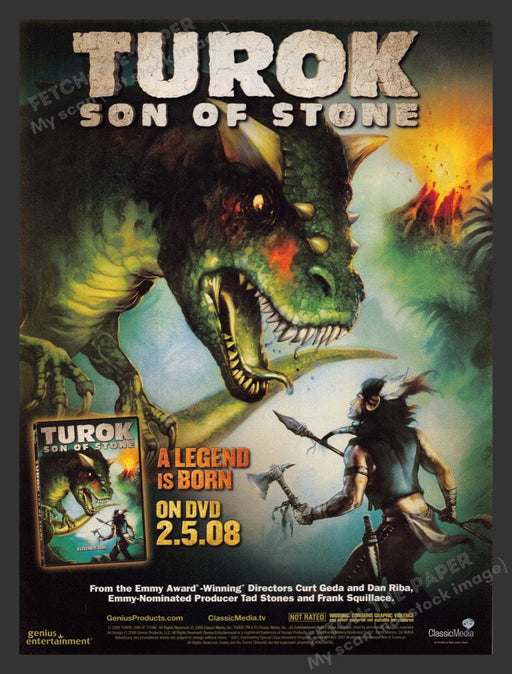2008 Turok: Son of Stone Movie Release Print Advertisement