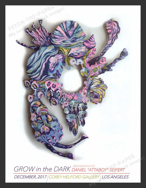 2017 Daniel "Attaboy" Seifert Corey Helford Art Gallery Show Print Advertisement.