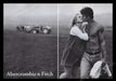 Abercrombie & Fitch 1990s Print Advertisement (2 pages) 1995 Shirtless Farmer Fetch the Paper!