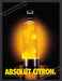 1998 Print Advertisement Absolut Citron Lava Lamp Bottle Alcohol Ad.