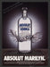 Absolut Marilyn Monroe Vodka 1990s Print Ad 1995 Fetch the Paper!