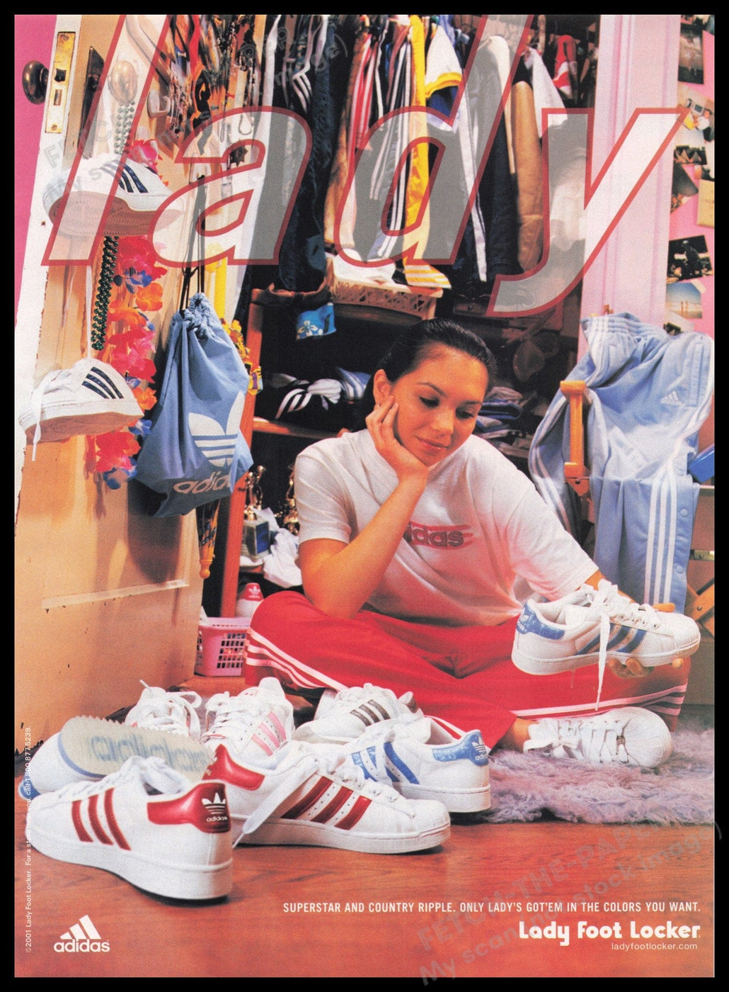 Adidas Shoes Superstar & Country Ripple 2000s Print Advertisement Ad 2 ...