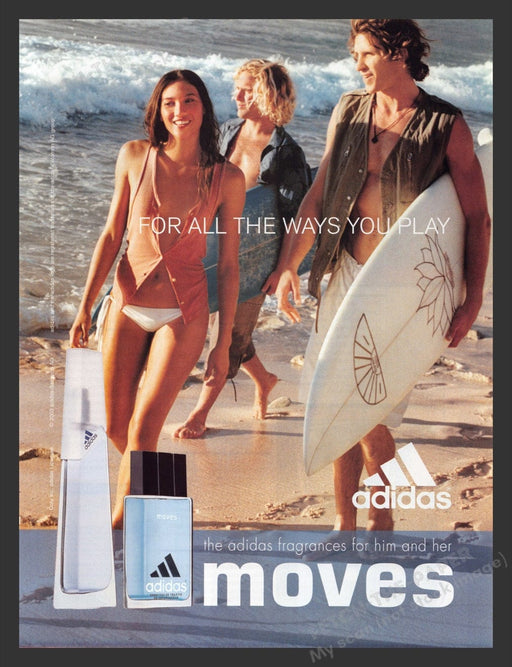 2003 Adidas Moves Surfers Fragrance Print Advertisement Ad