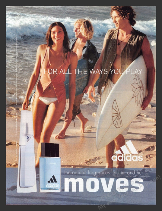 2003 Adidas Moves Surfers Fragrance Print Advertisement Ad