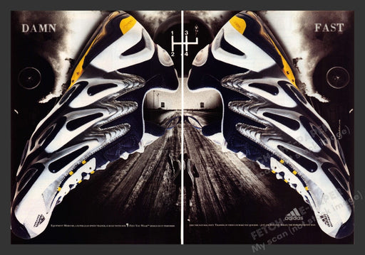 1998 Adidas Shoes "Equipment Mercury" Print Advertisement (2 Pages)