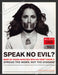 2005 Print Advertisement ALDO Fight Aids Salma Hayek Cause Actress Speak No Ad.