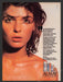 1987 Almay Hypo-Allergenic Sexy Brunette Print Advertisement Ad