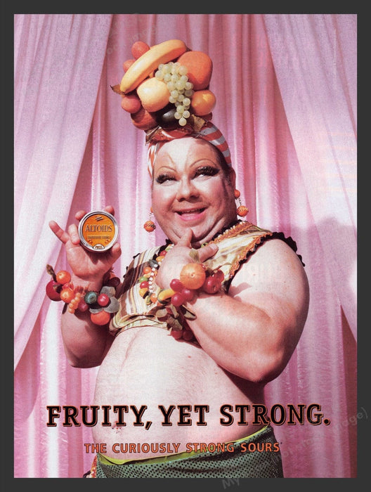 2003 Altoids Fruity, Yet Strong Sours Print Advertisement Ad