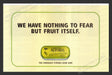 2005 Altoids Sour Chewing Gum We Have Nothing to Fear Print Advertisement Ad