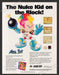 1991 Print Advertisement Atom Punk Video Game Ad.