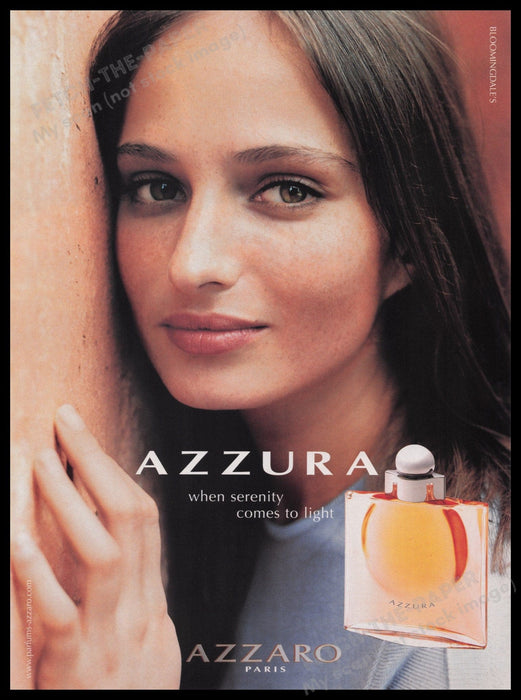 Azzaro Paris 2000s Print Advertisement Ad 2000 Fetch the Paper!