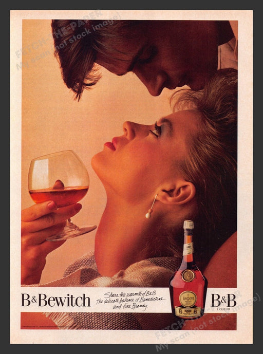 1984 B&B Liqueur B & Bewitch Brandy Print Advertisement Ad