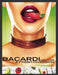 2002 Bacardi Mojitos Lime Mint Ice Alcohol Sexy Tongue Print Advertisement.