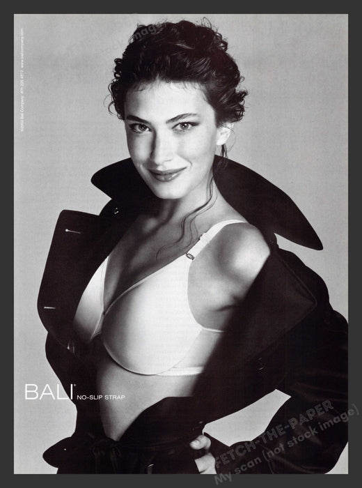 2003 Bali Bras No-Slip Straps Print Advertisement Ad