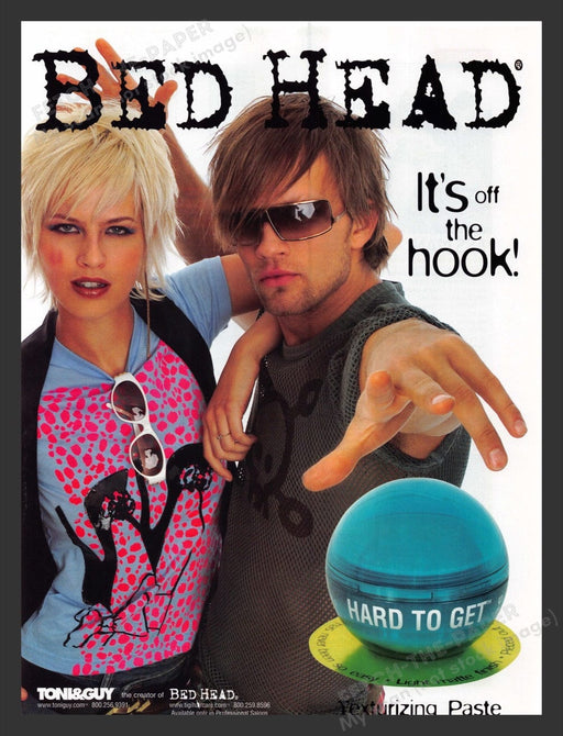 2004 Bed Head "It's Off the Hook!" Print Advertisement Ad
