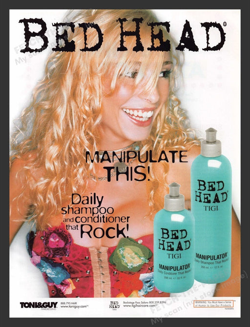 2003 Bed Head TIGI Manipulator Hair Products Print Advertisement Ad