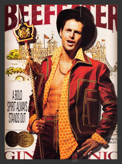 2000 Beefeater "A Bold Spirit" Alcohol Print Advertisement Ad