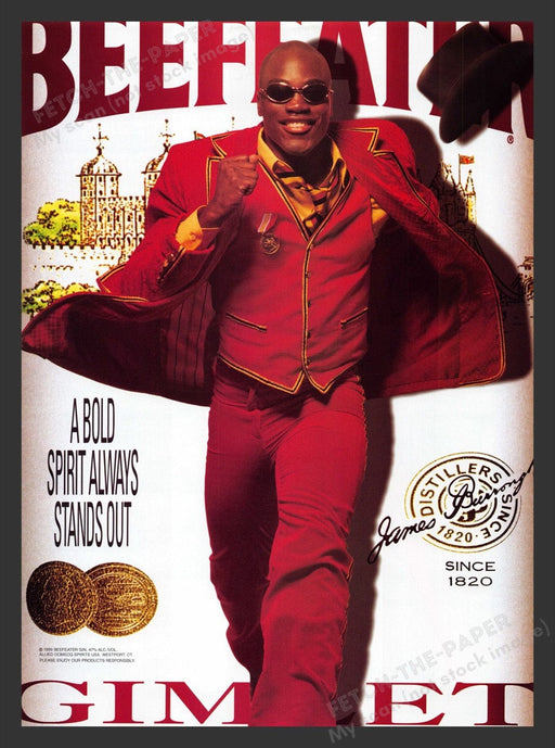 2000 Beefeater Gin Male Model Print Advertisement Ad