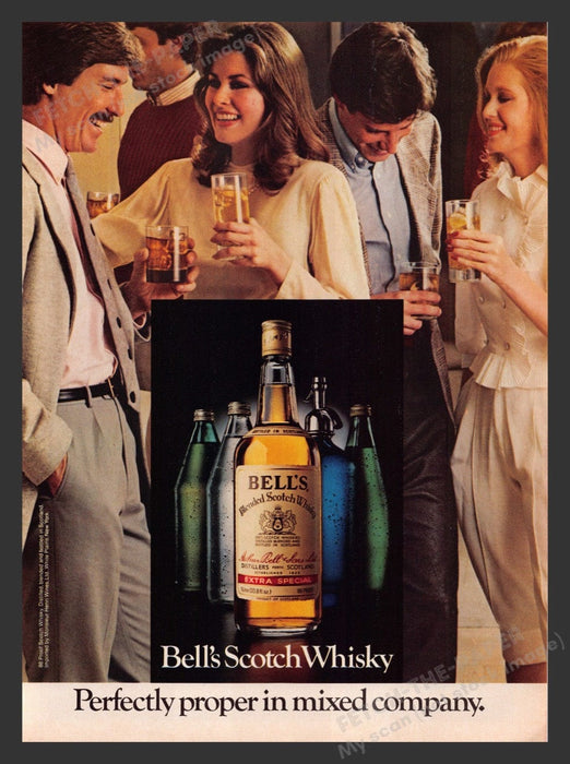 1983 Bell's Blended Scotch Whisky Mixed Company Print Advertisement Ad