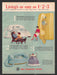 1963 Bell Telephone System "Living's as easy as 1-2-3" Print Advertisement Ad