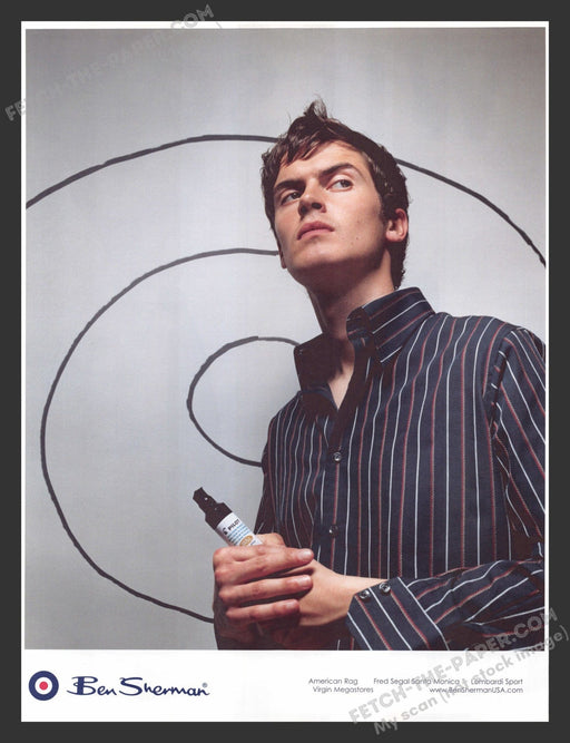 2003 Ben Sherman Bullseye Clothing Print Advertisement Ad.