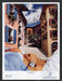 Bertolucci Watch 2000s Print Advertisement Ad 2007 Italy Streets Sexy Model Fetch the Paper!