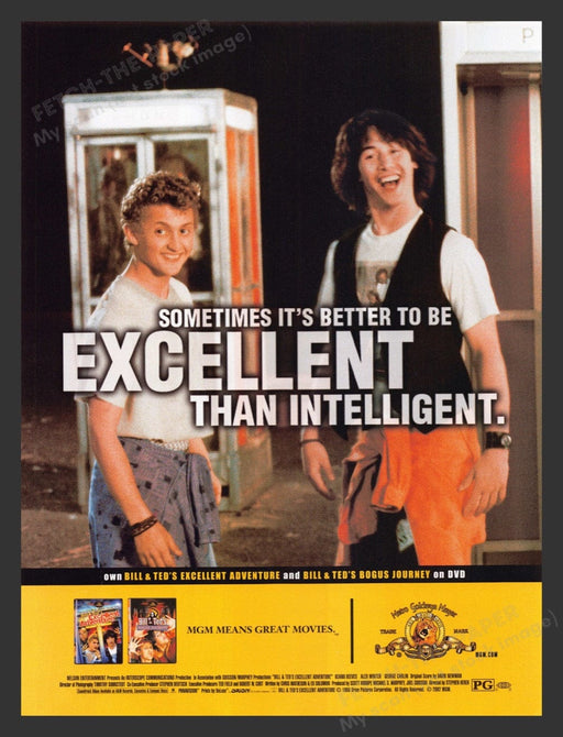 2002 Bill & Ted's Excellent Adventure Movie Release Print Advertisement Ad