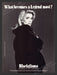 1989 Blackglama Mink Fur Coat Catherine Deneuve Print Advertisement Ad