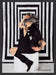 Blumarine Clothing Black & White Striped 2000s Print Advertisement 2001 Fetch the Paper!