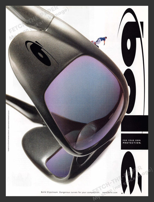 2002 Bolle Slipstream Sunglasses Print Advertisement Ad