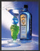 1998 Print Advertisement Bombay Sapphire Richard Jolley Art Glass Alcohol Ad.