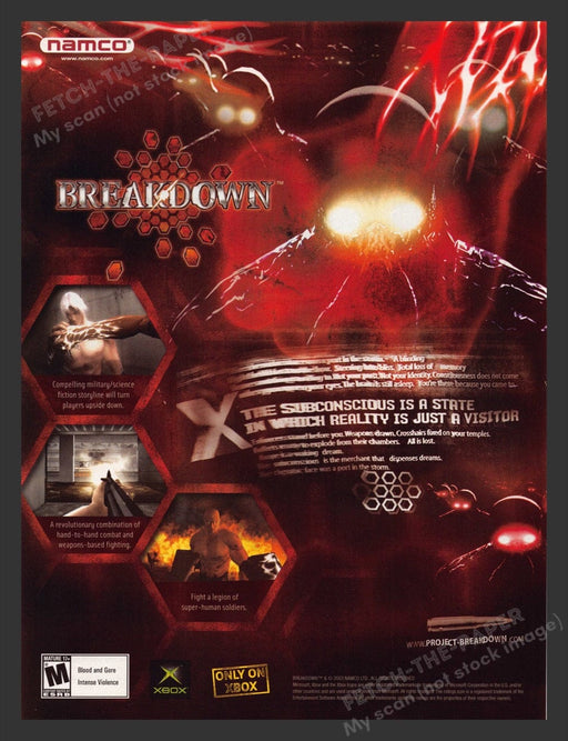 2004 Breakdown Video Game Print Advertisement