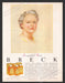 1956 Breck Beautiful Hair Older Gray-haired Woman Print Advertisement Ad