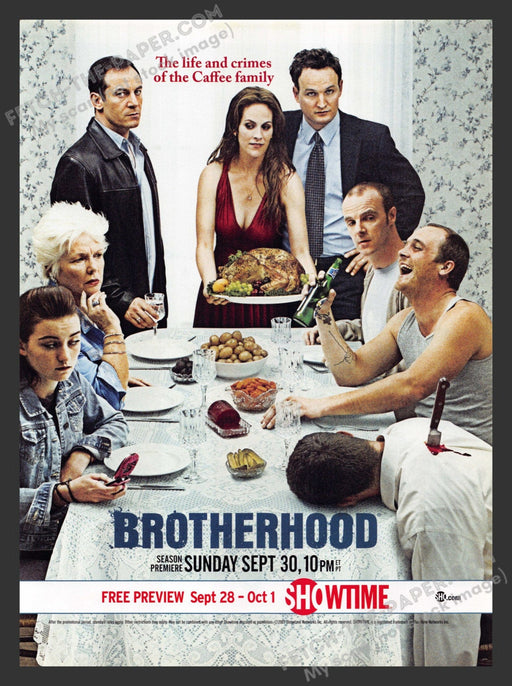 2007 Print Advertisement Brotherhood T.V. Show Showtime Ad.