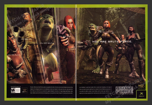 2003 Brute Force Video Game Print Advertisement (2 Pages)