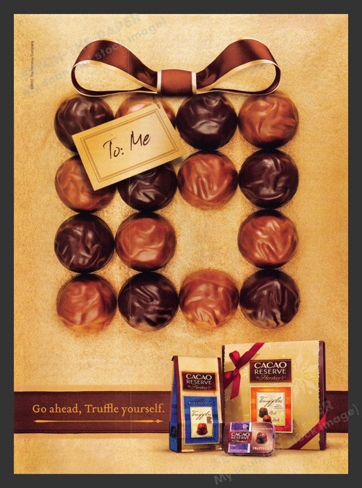 2007 Cacao Reserve by Hershey's Chocolate Candy Print Advertisement Ad