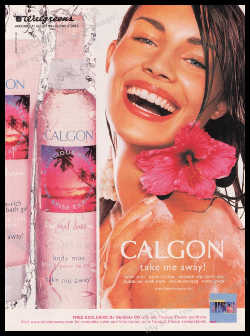Calgon 2000s Print Advertisement Ad 2003 Fetch the Paper!