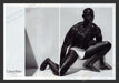 Calvin Klein Steel 2000s Print Advertisement Ad Cologne 2007 Djimon Hounsou Fetch the Paper!