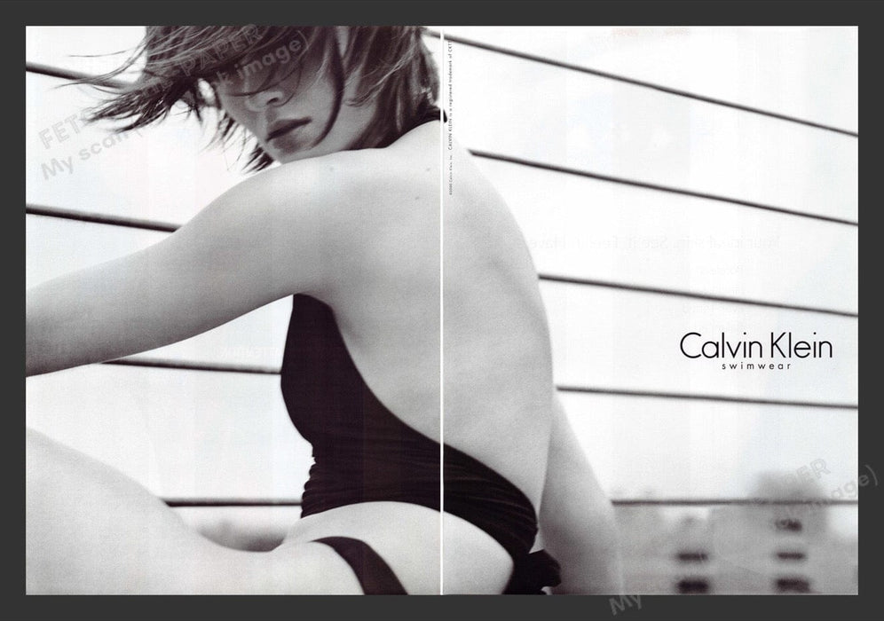 2000 Calvin Klein Swimwear Print Advertisement (2 Pages)